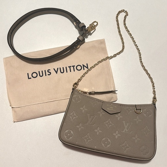 Louis Vuitton Taupe Monogram Empreinte Chain Shoulder Bag - Picture 2 of 3